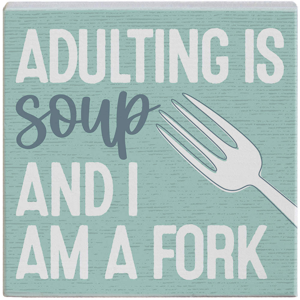 Adulting Soup Fork