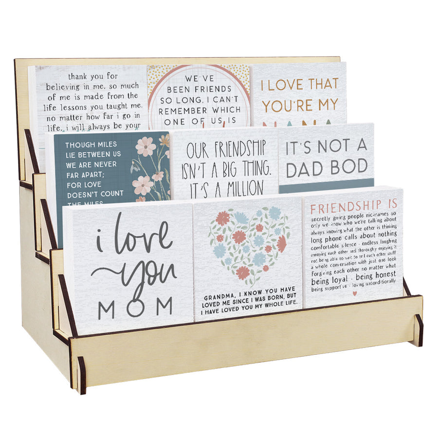 Friends + Family Gift-A-Block Bundles Display 2024