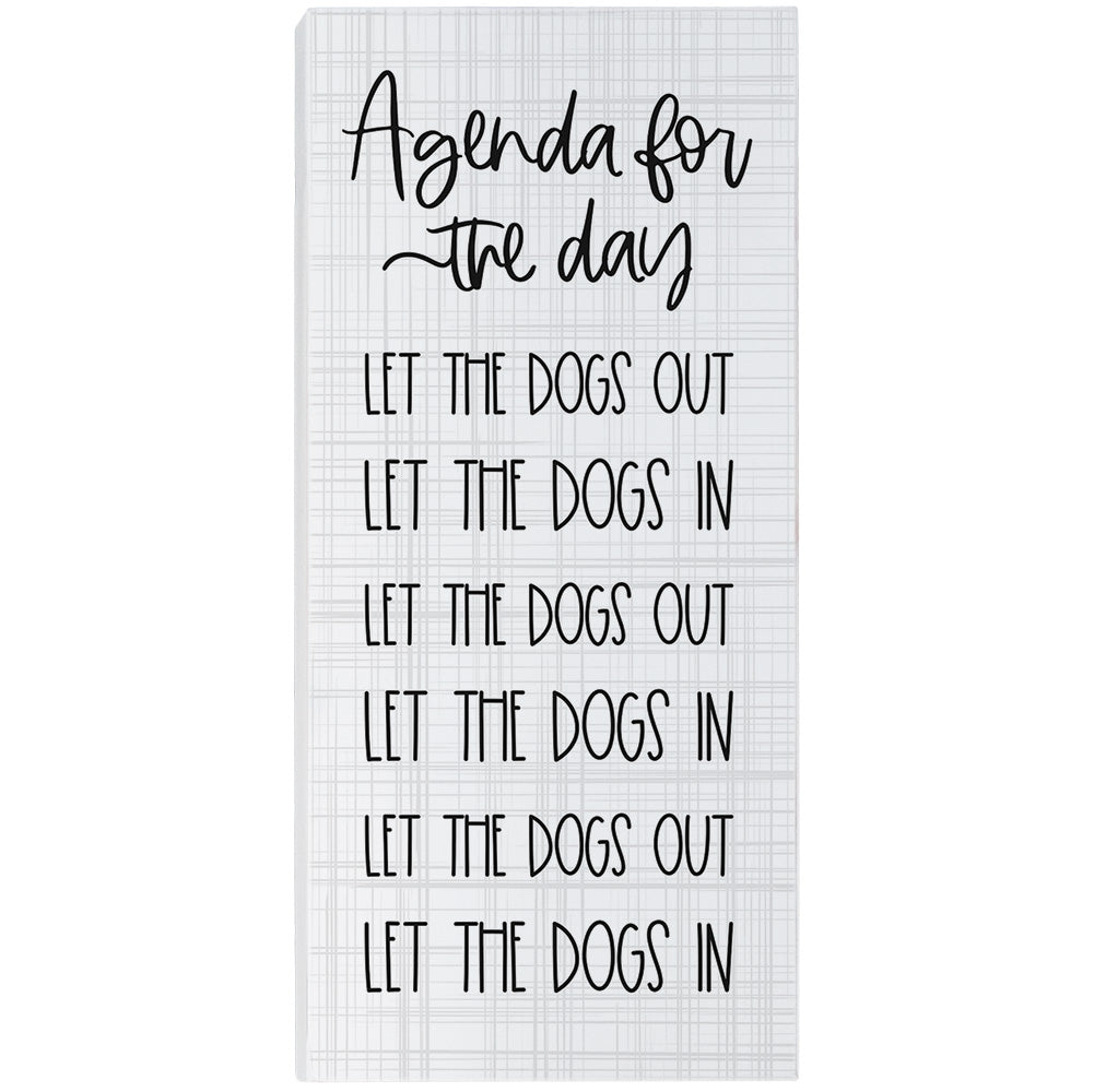 Agenda For The Day 