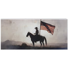 Cowboy American Flag