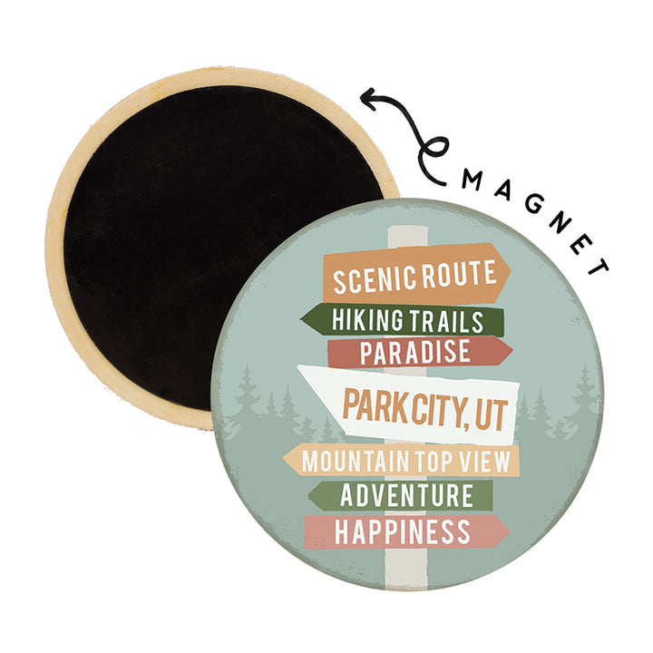 Mountains Arrow Sign LOC