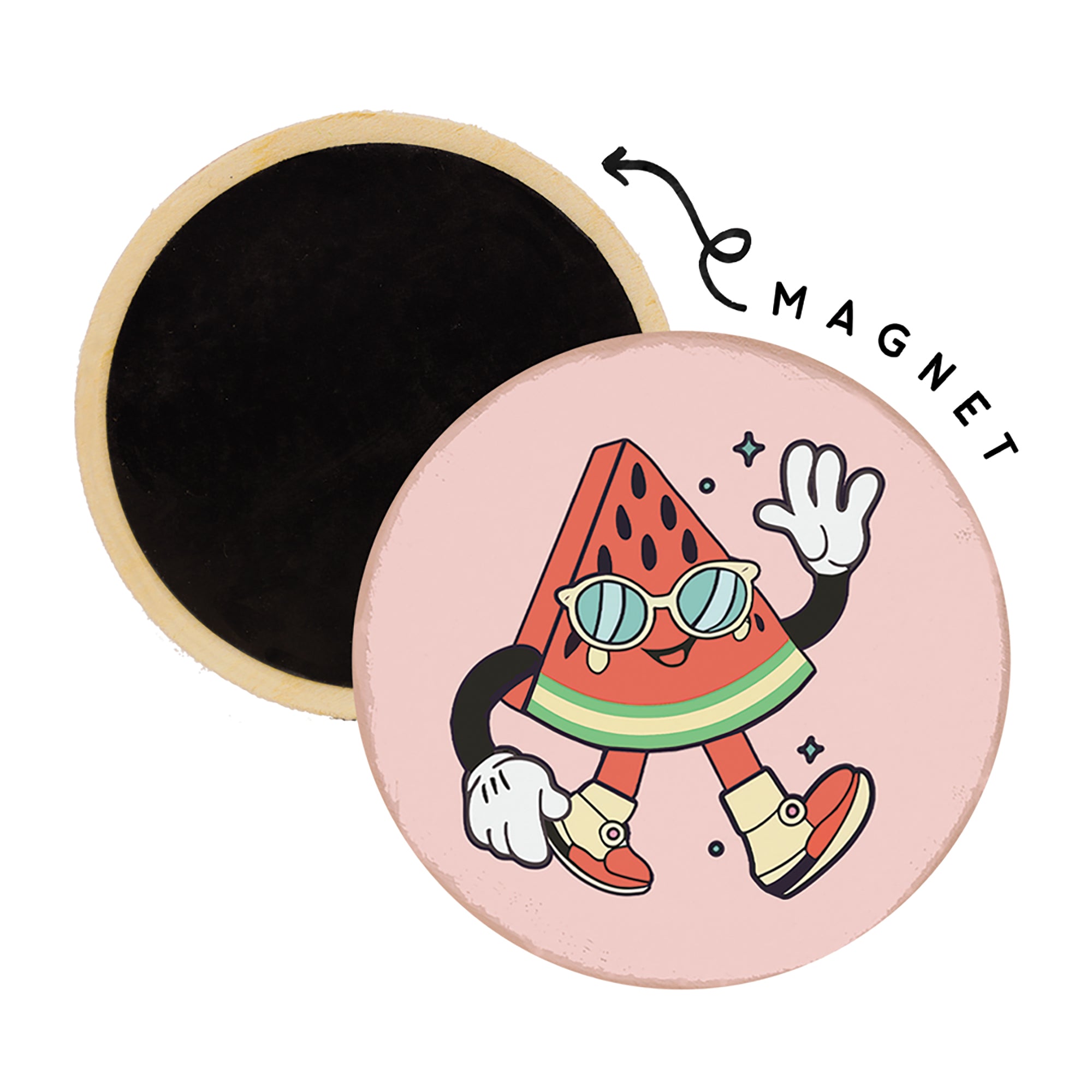 Retro Watermelon Sticker Retro Watermelon