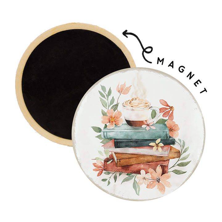 Coffee Books Flowers