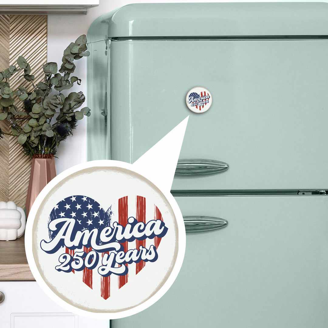 America 250 Years Heart