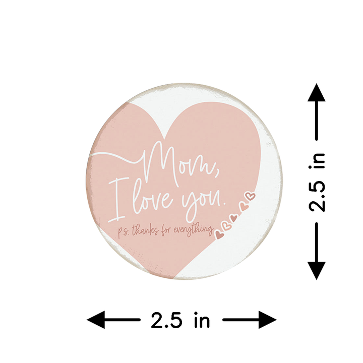 Mom Love You Heart PER