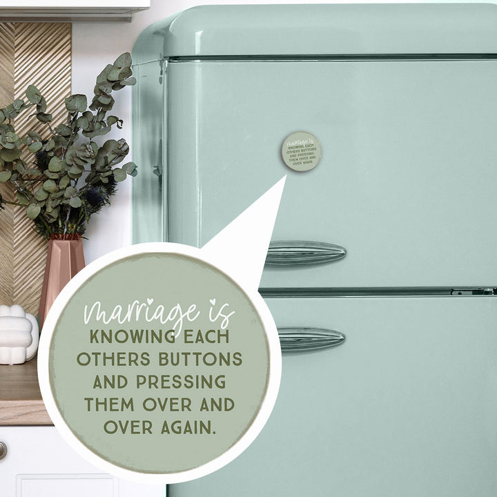 Marriage Buttons Green