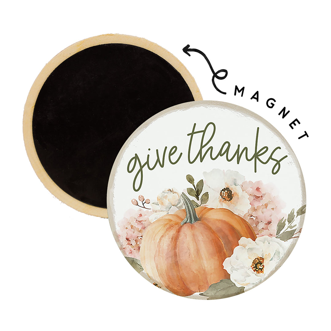 Thanks Floral Pumpkin