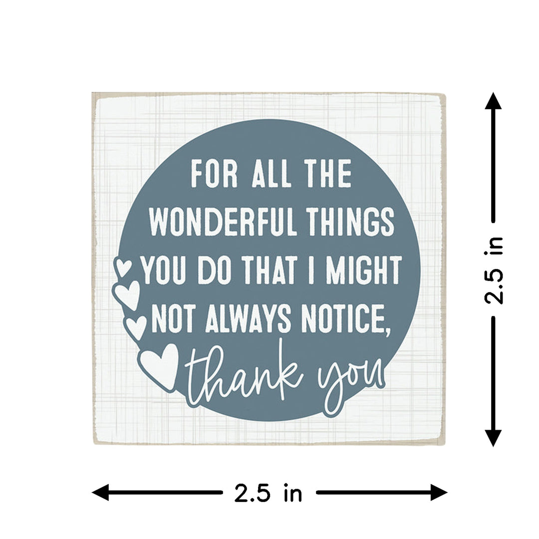 Notice Thank You