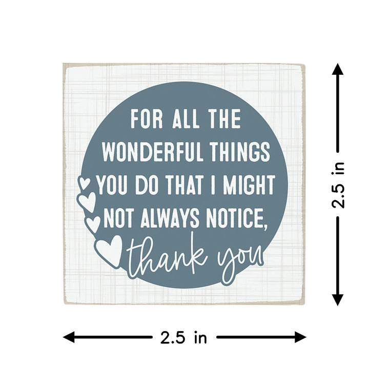 Notice Thank You