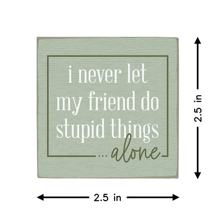 Stupid Things Alone PER