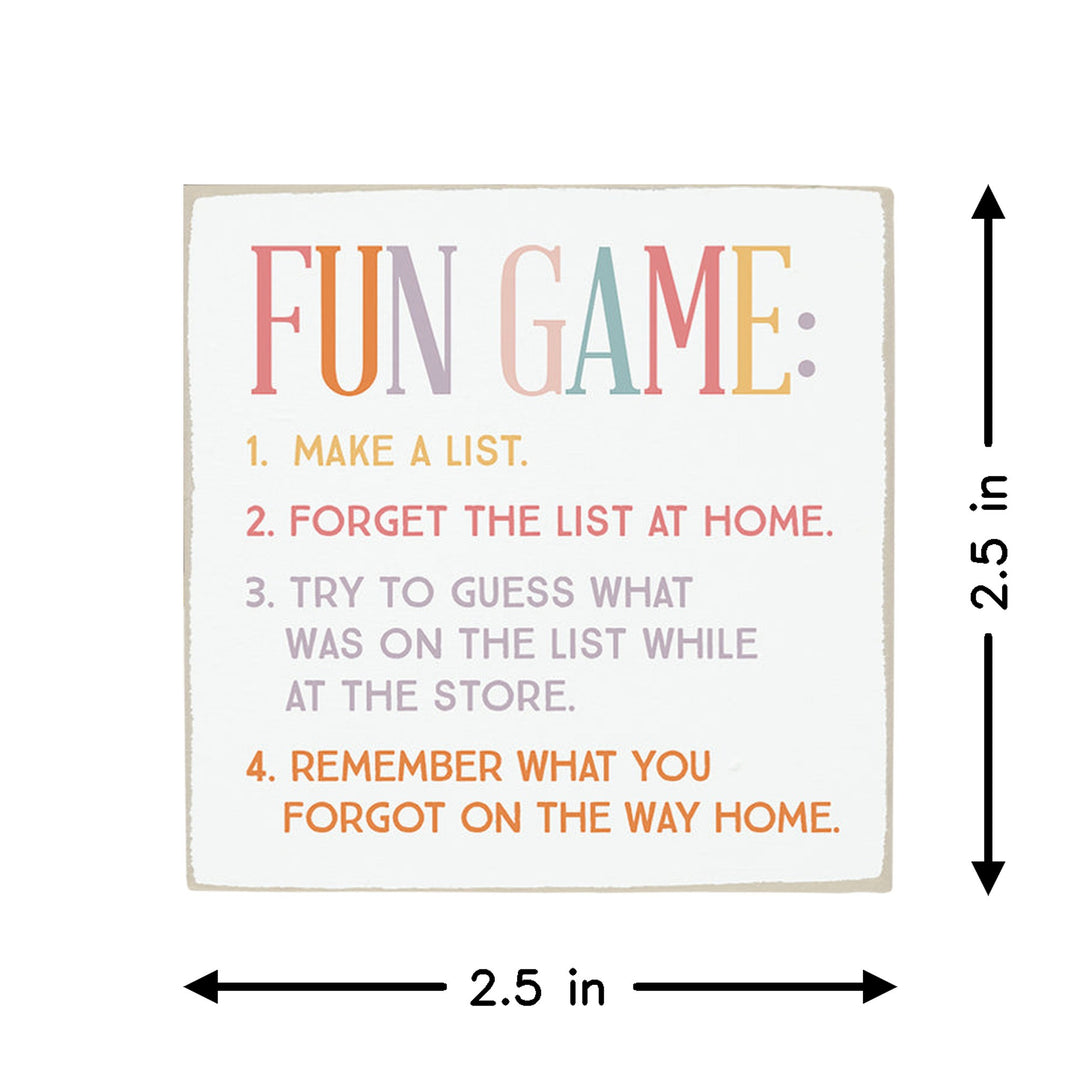 Fun Game Make List