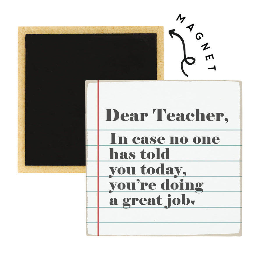 Dear Teacher Great