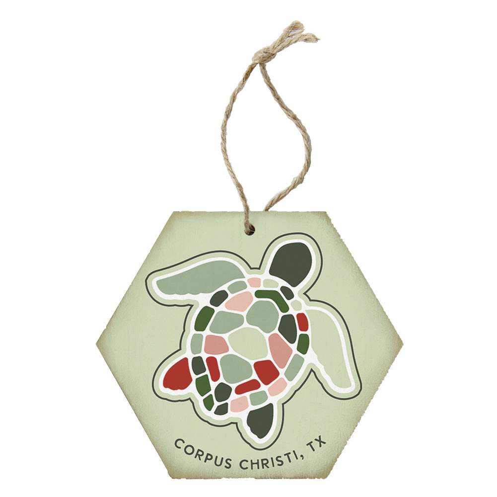 Mosaic Christmas Turtle LOC