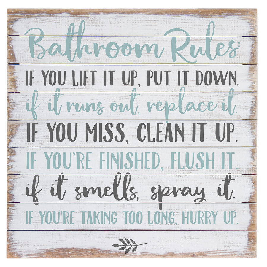 Bathroom Rules