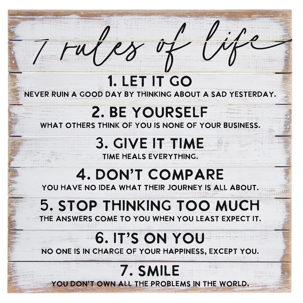 7 Rules Of Life