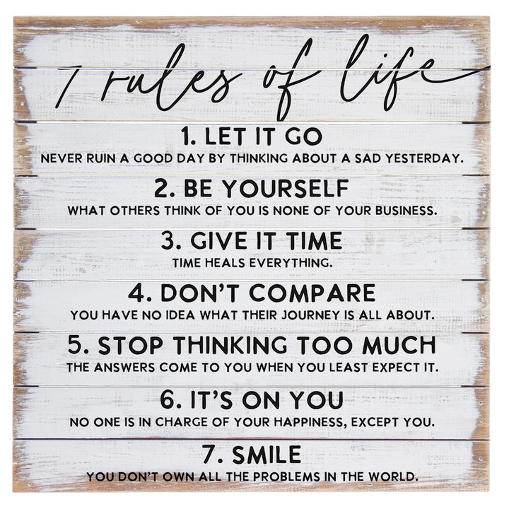 7 Rules Of Life