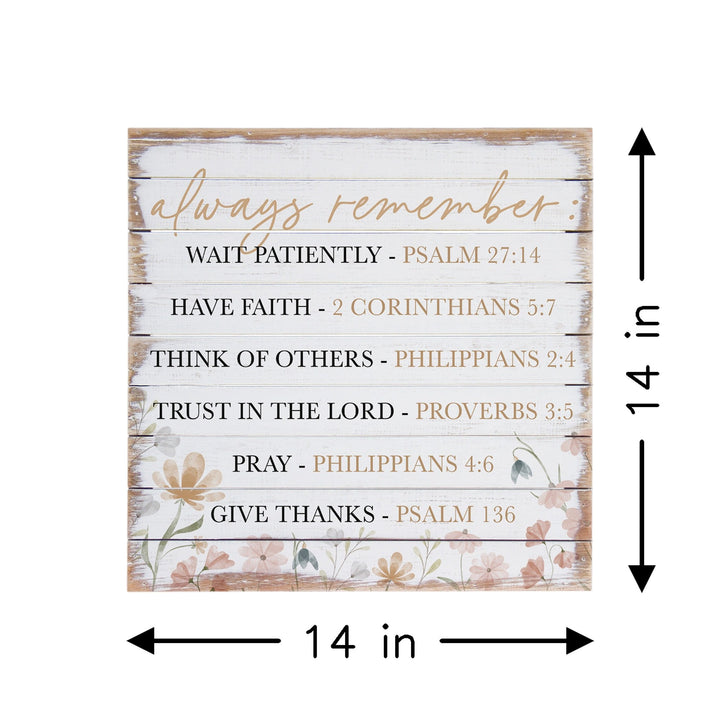 Always Remember Verses