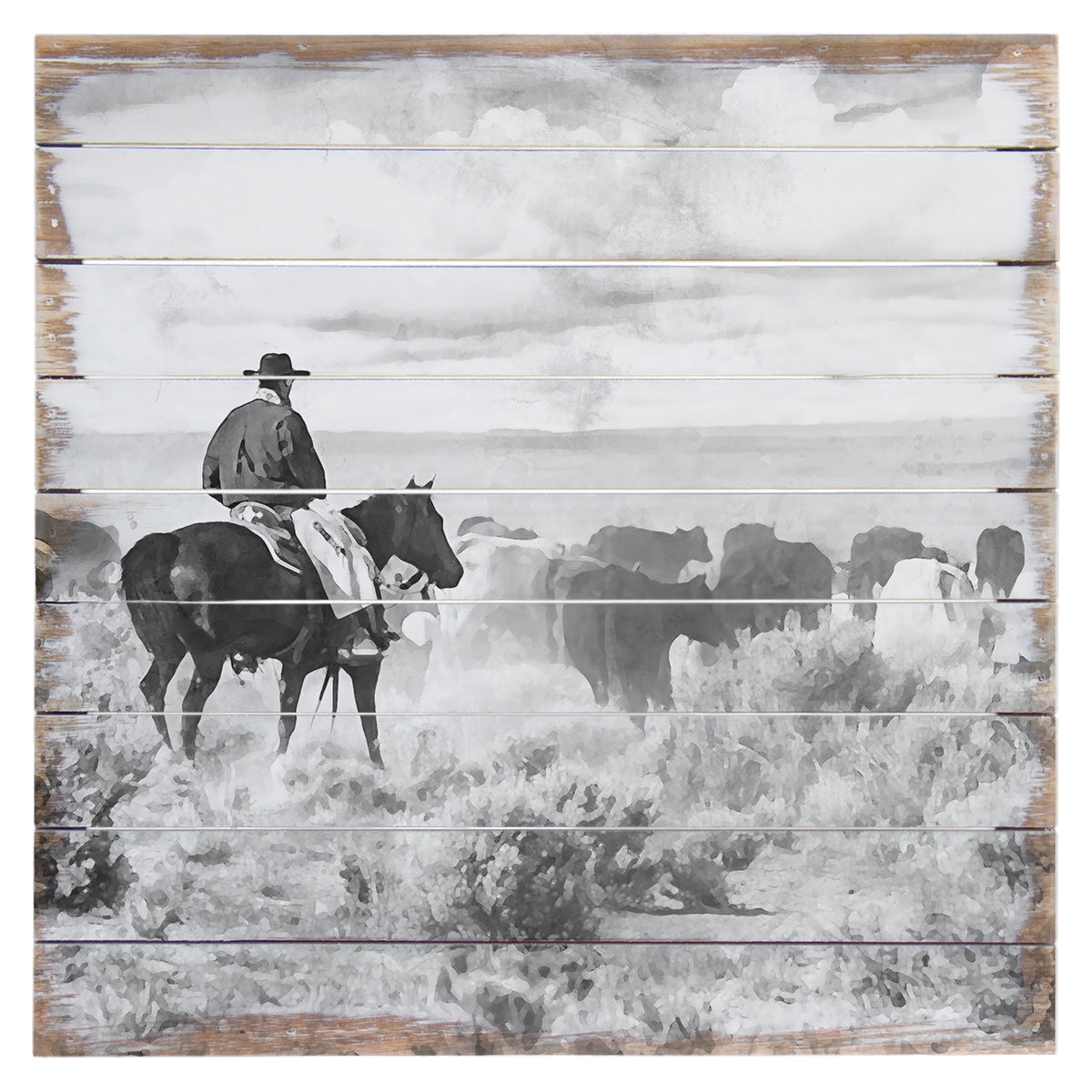 B&W Moving Cattle