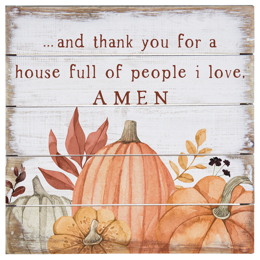 House Full Pumpkins 8"