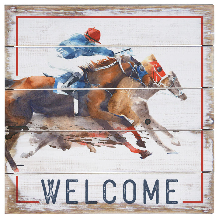 Welcome Racehorses 8"