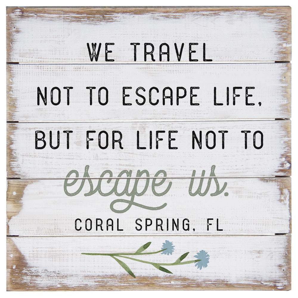 Travel Escape Us LOC 8"