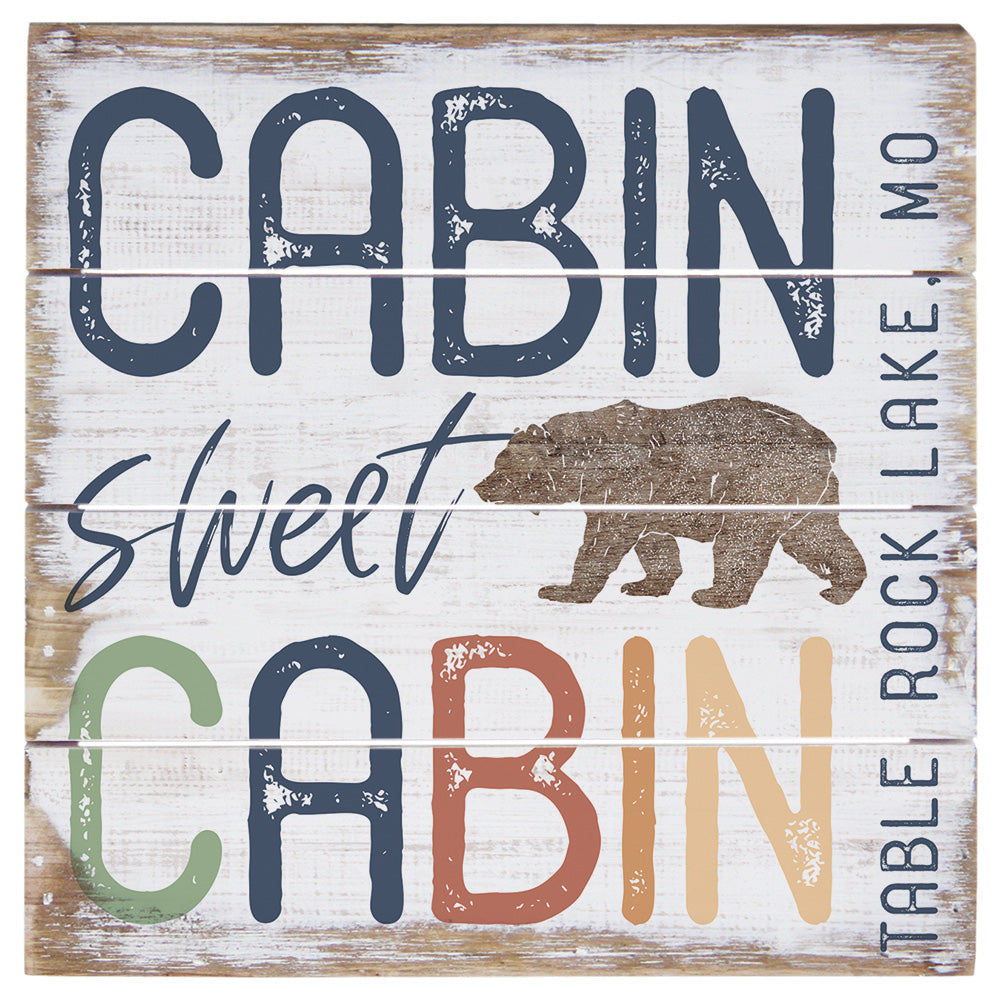 Cabin Sweet Bear LOC 6"