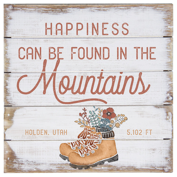 Happiness Mountains LOC 8"