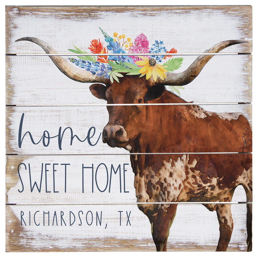 Home Sweet Longhorn LOC 8"