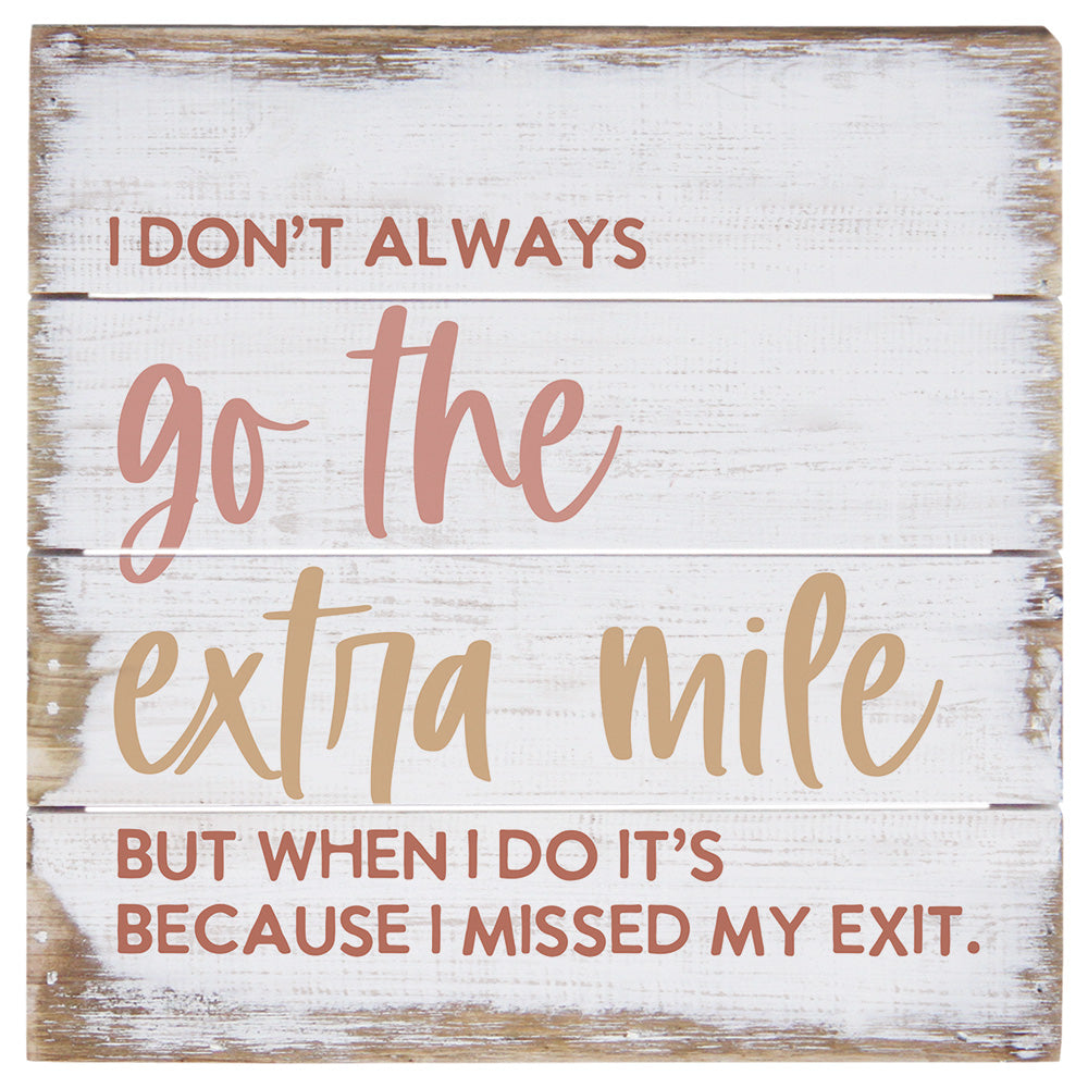 Go Extra Mile 6"