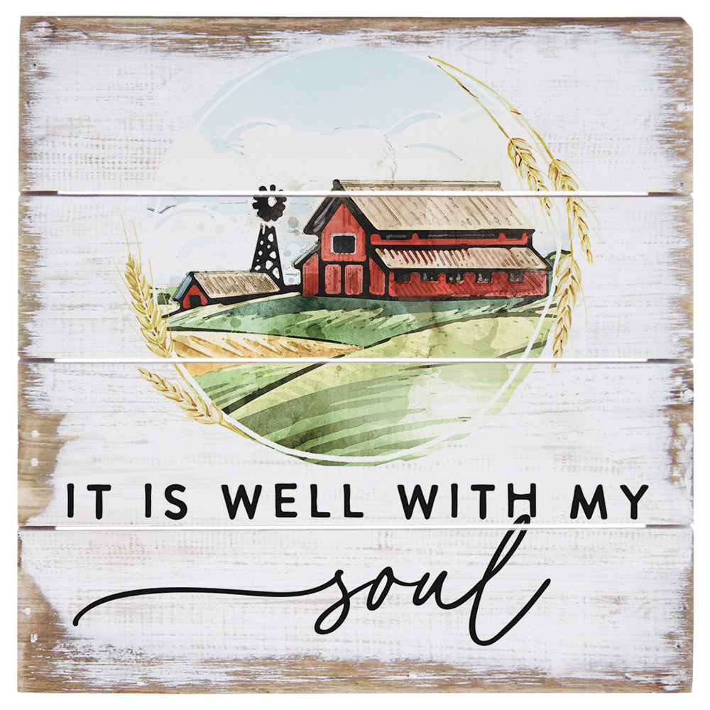 It Is Well Barn 6"