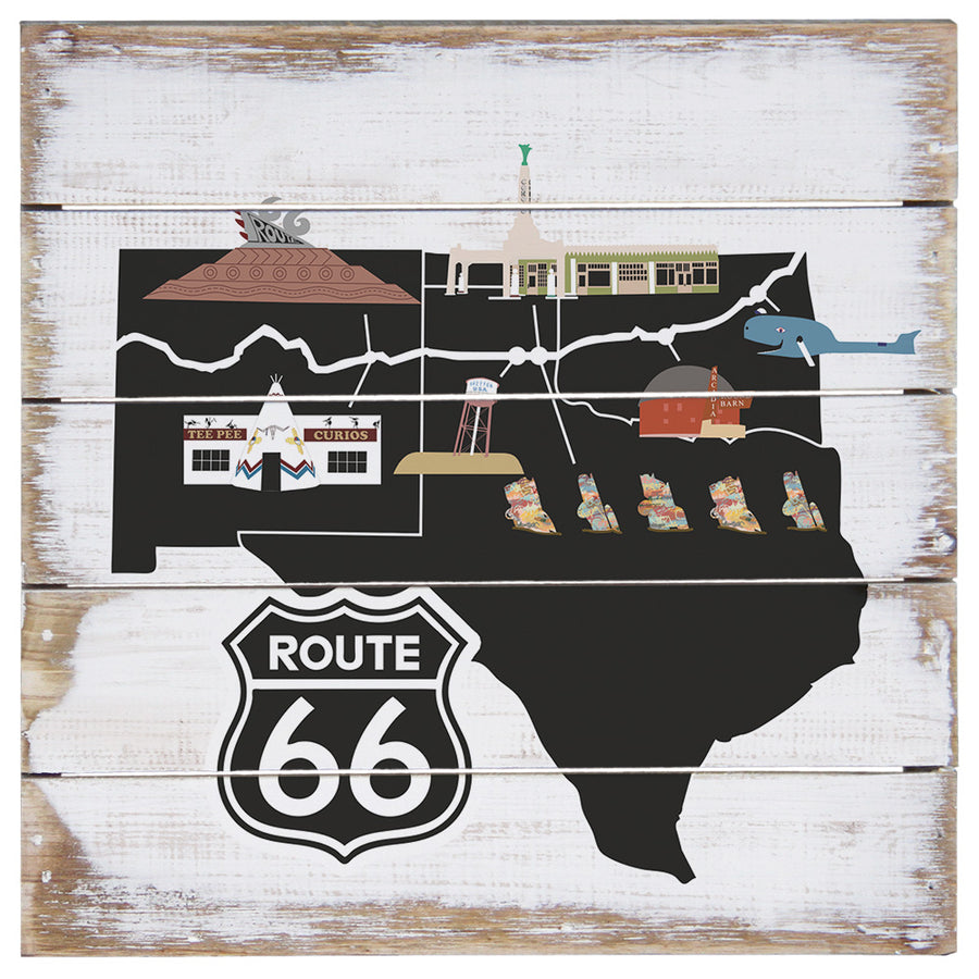 Route 66 Map Icons 8"