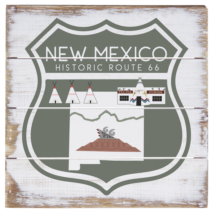 Route 66 NM Sign 6"