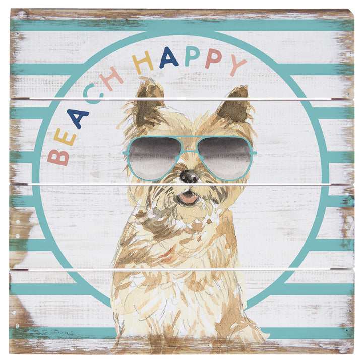 Beach Happy Dog  6"