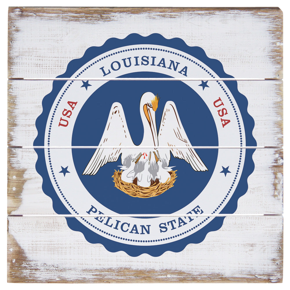Louisiana State Seal 6"
