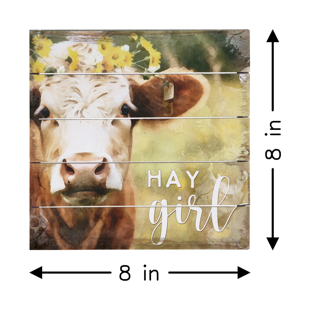 Hay Girl Watercolor