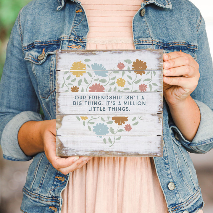 Friendship Floral Heart