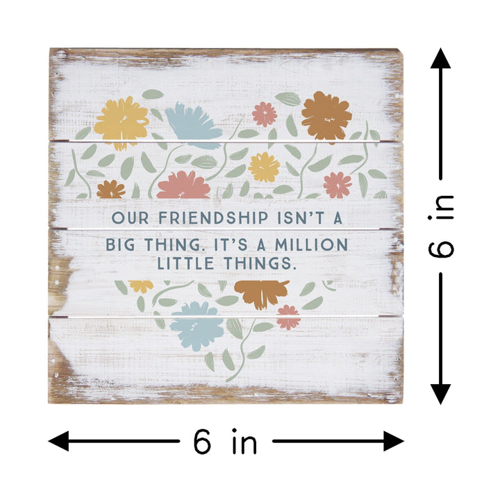 Friendship Floral Heart