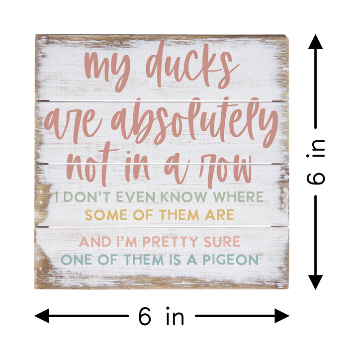 Ducks Not In Row