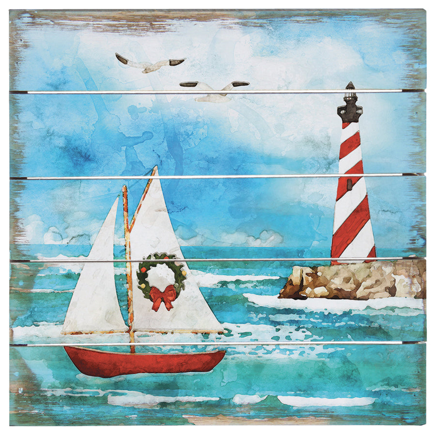 Christmas Sailboat 8"