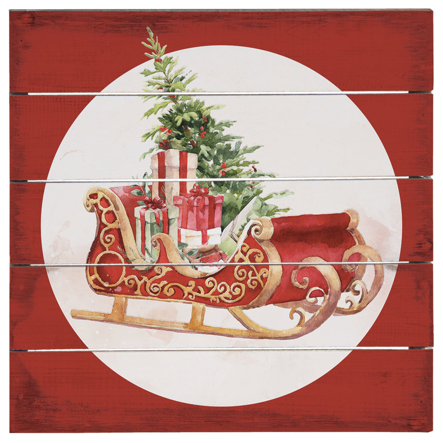 Santa's Sleigh 8"