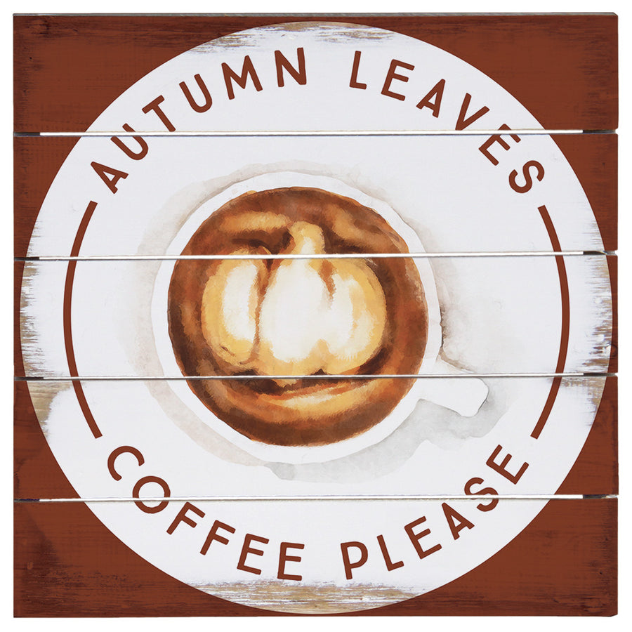 Autumn Leaves Coffee 8"