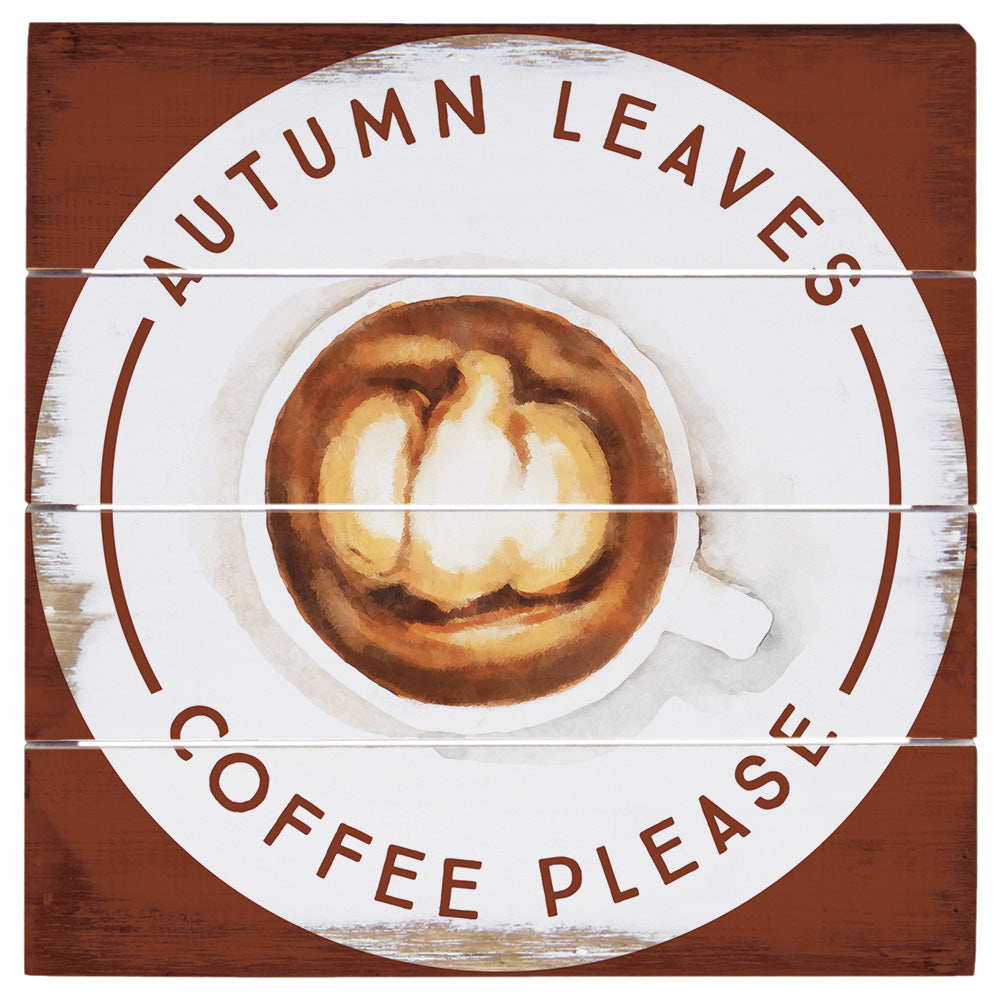 Autumn Leaves Coffee 6"