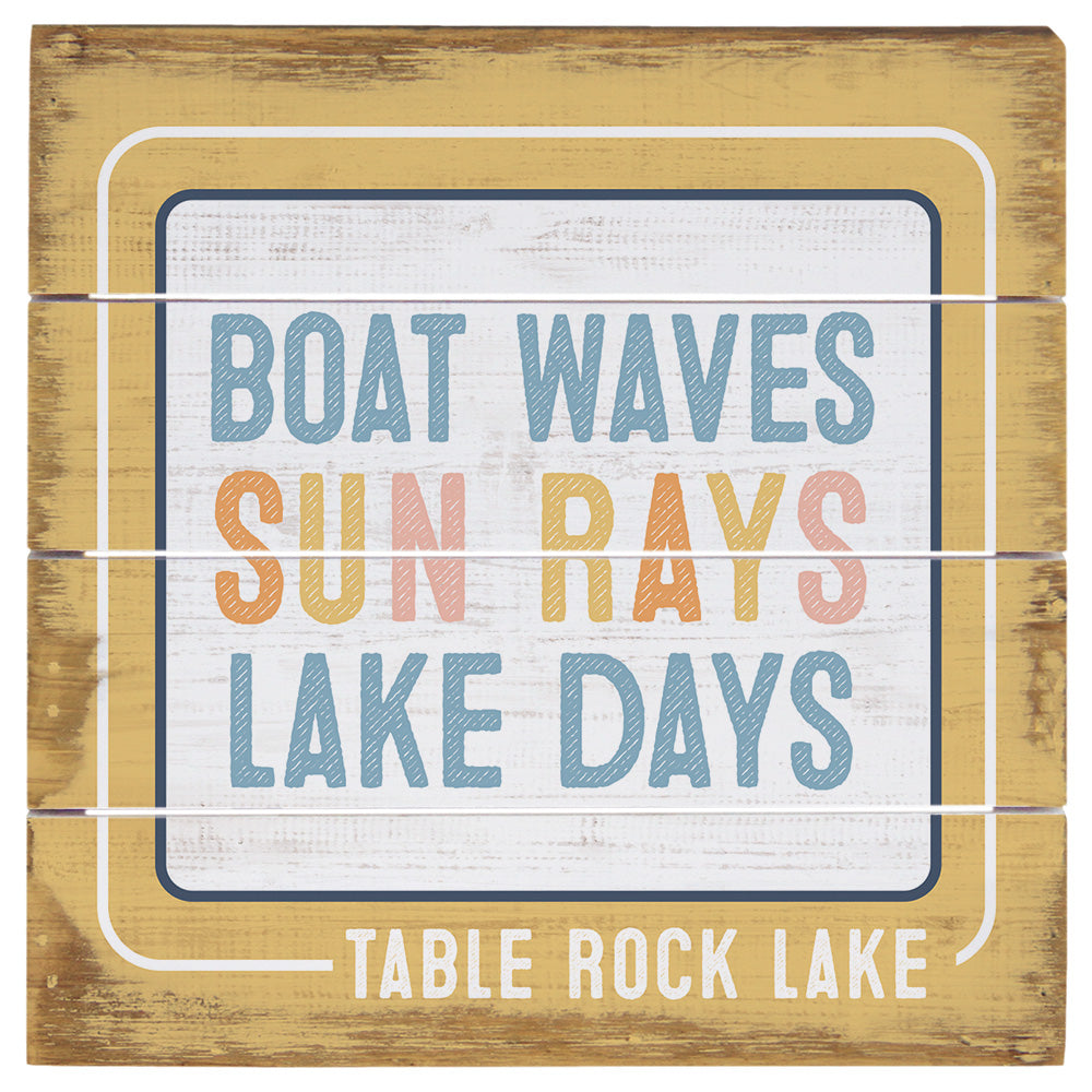 Boat Waves Sun LOC 6"