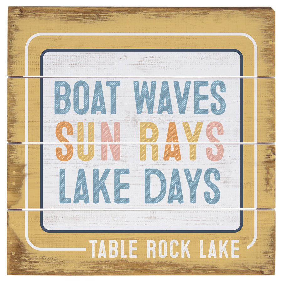 Boat Waves Sun LOC 6"