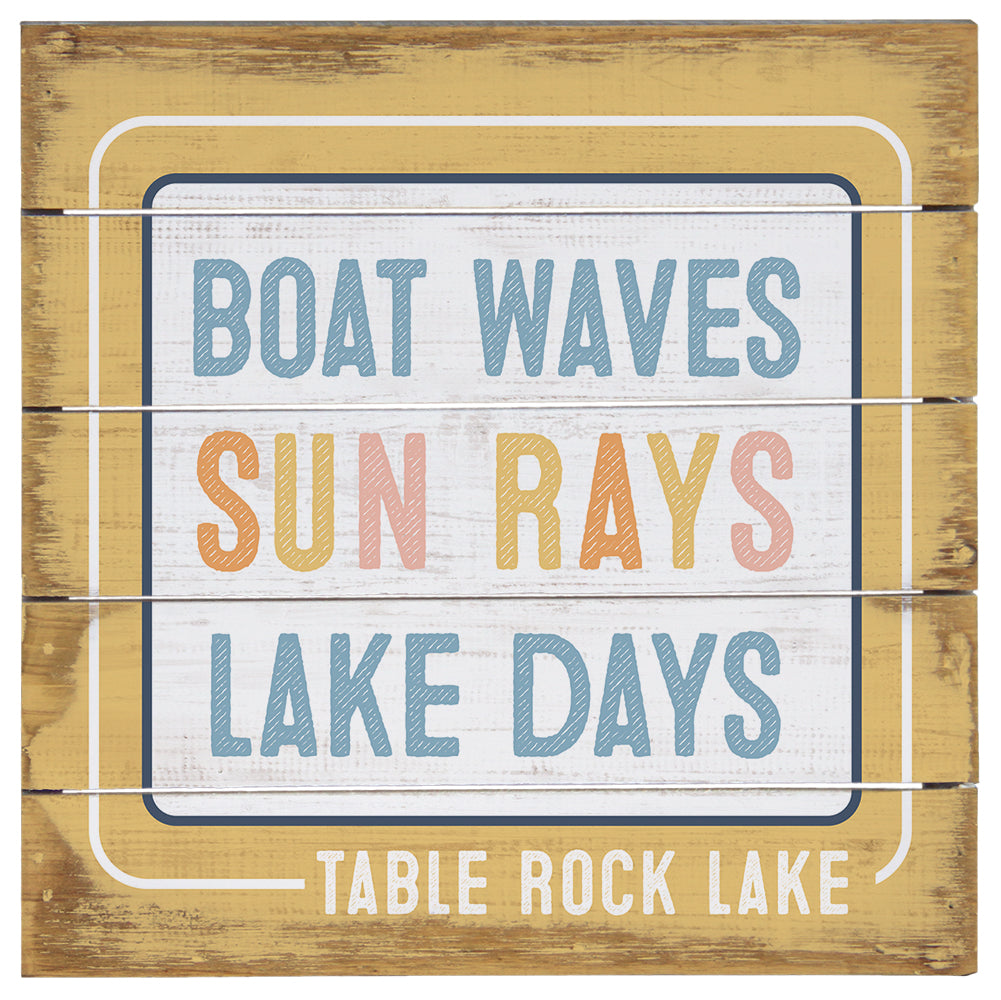 Boat Waves Sun LOC 8"