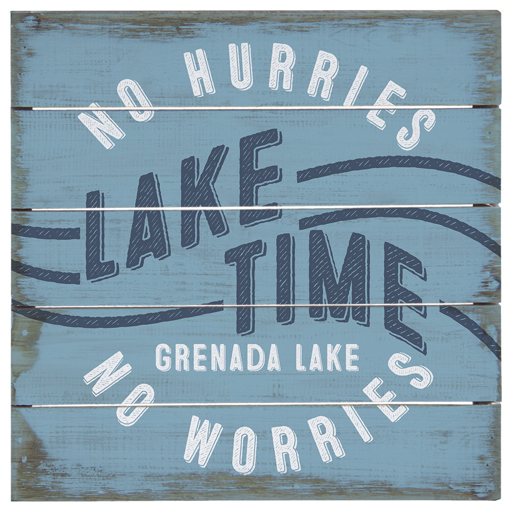 No Hurries Lake Time LOC 8"