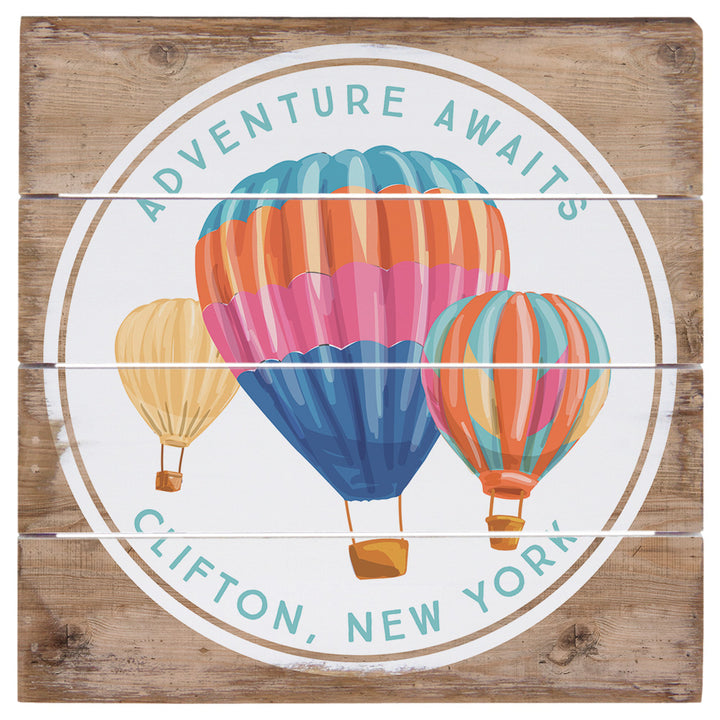 Adventure Balloons Wood LOC 6"