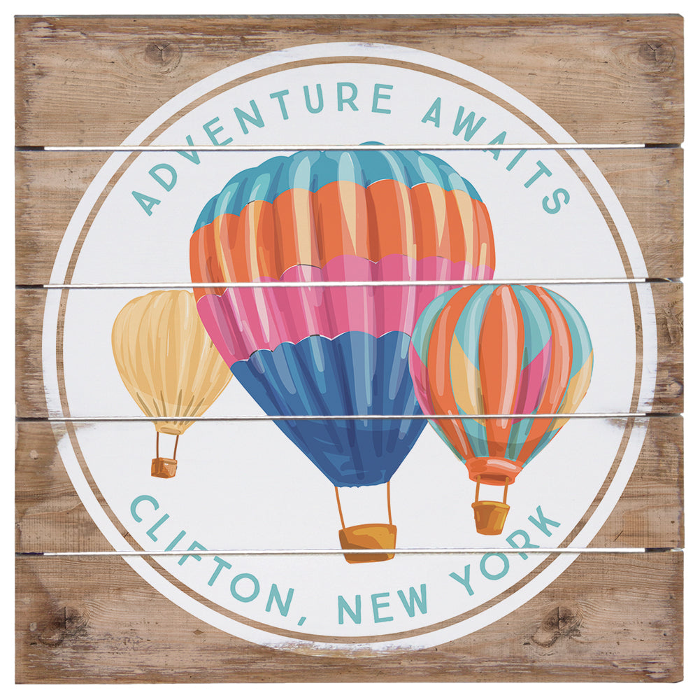 Adventure Balloons Wood LOC 8"