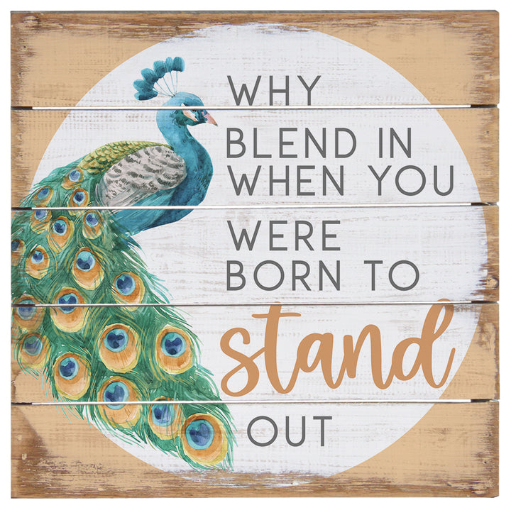 Stand Out Peacock - 8"