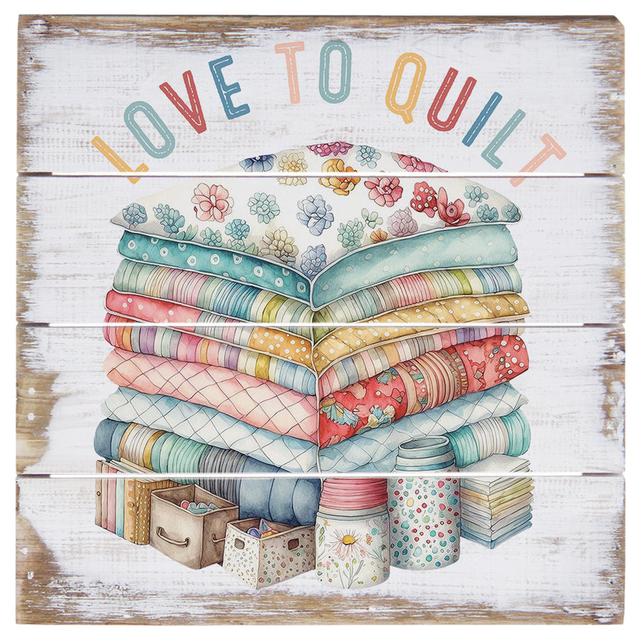 Love To Quilt - 6"